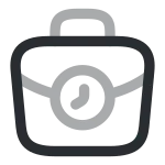 Brifecase Timer SVG Icon